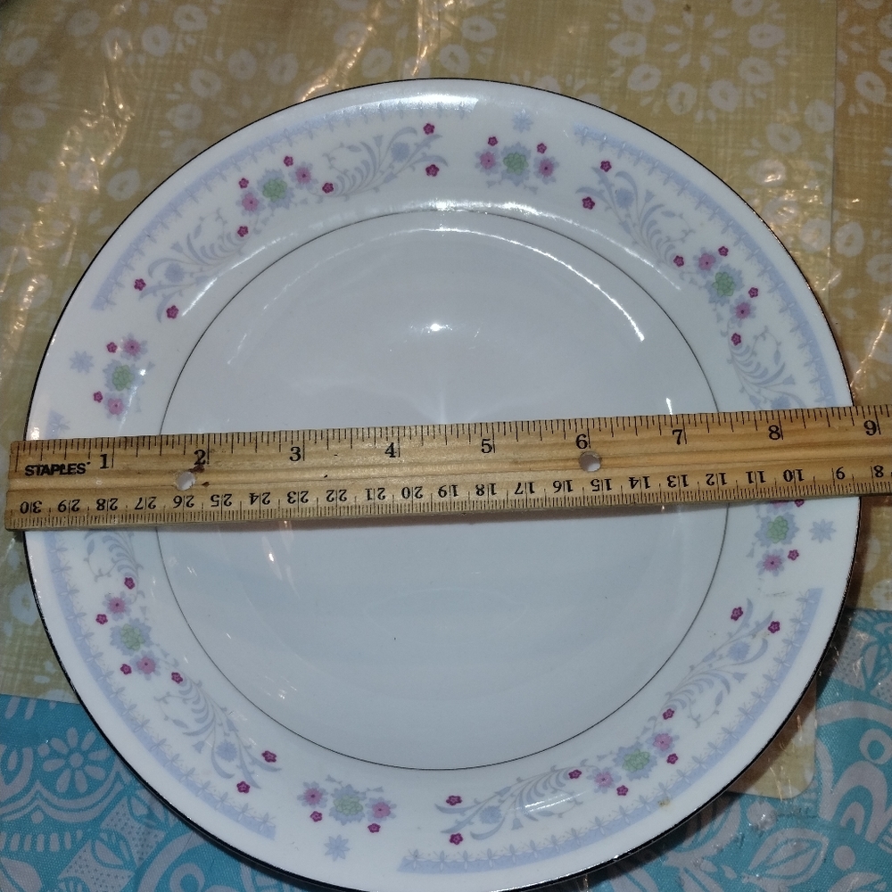 Vintage Serenade fine china serving bowl